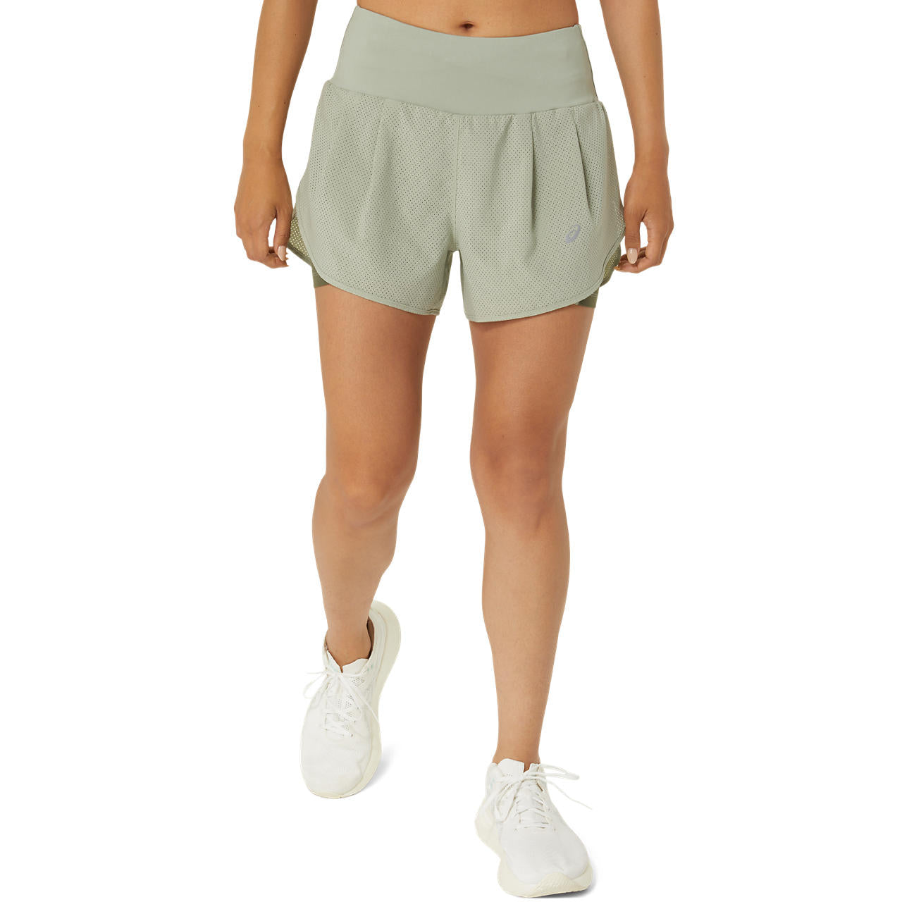 Road 2-N-1 3.5in Short Olive Grey/Olive Grey | Women